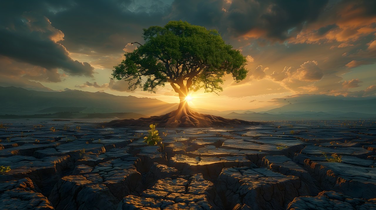 arbre dans un désert